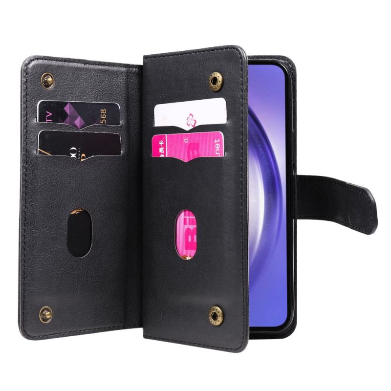 Etui Folio Samsung Galaxy A55 5g 10 Posiadaczy Kart