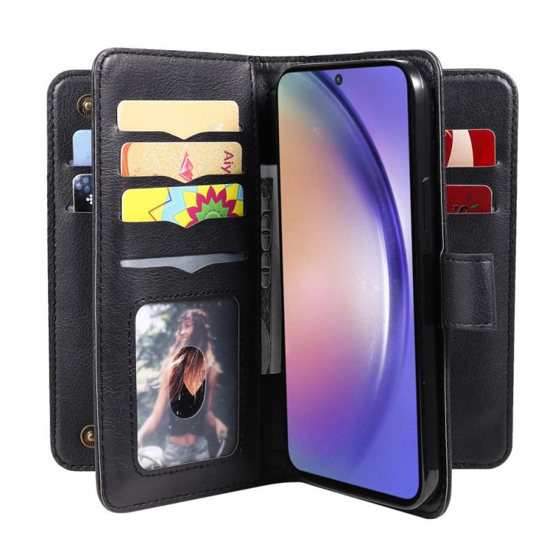 Etui Folio Samsung Galaxy A55 5g 10 Posiadaczy Kart