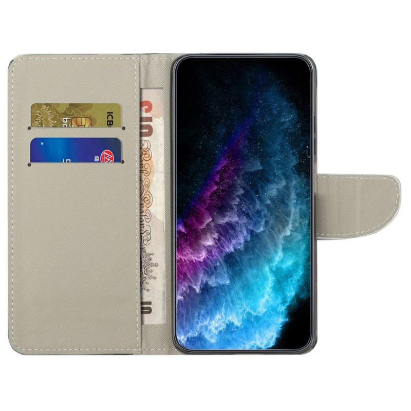 Etui Folio Samsung Galaxy A55 5g Błyszczące Motyle