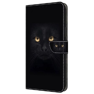 Etui Folio Samsung Galaxy A55 5g CZarny Kot Etui Ochronne