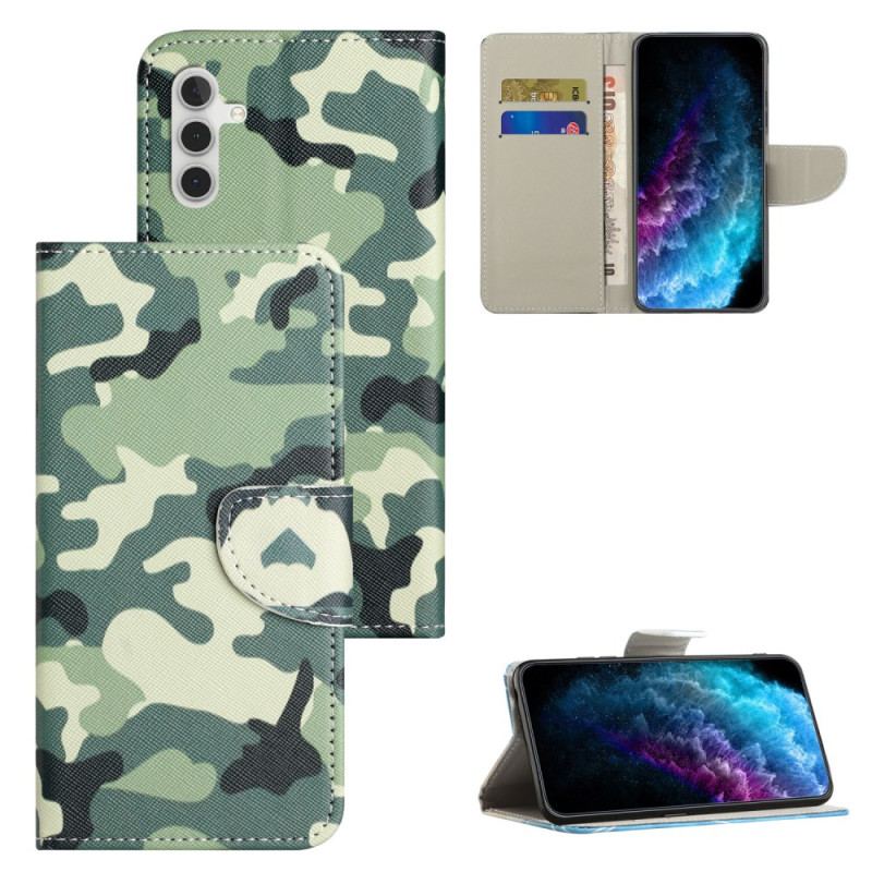 Etui Folio Samsung Galaxy A55 5g Kamuflaż