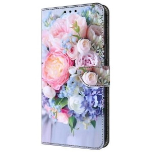 Etui Folio Samsung Galaxy A55 5g Kolorowe Kwiaty