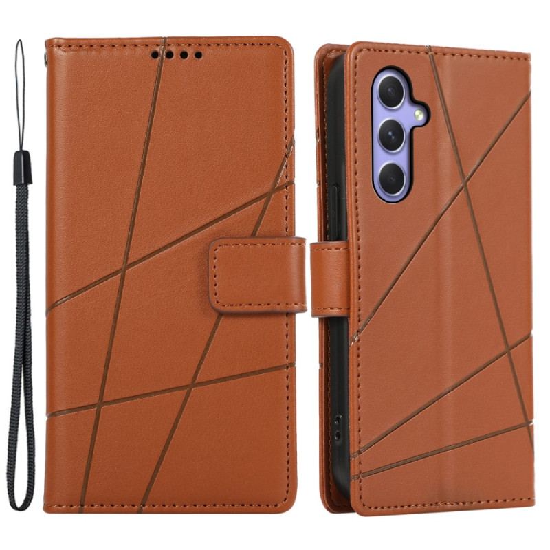 Etui Folio Samsung Galaxy A55 5g Linie Paska