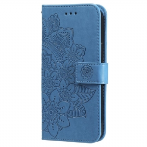 Etui Folio Samsung Galaxy A55 5g Mandala Kwiatowa Z Paskiem