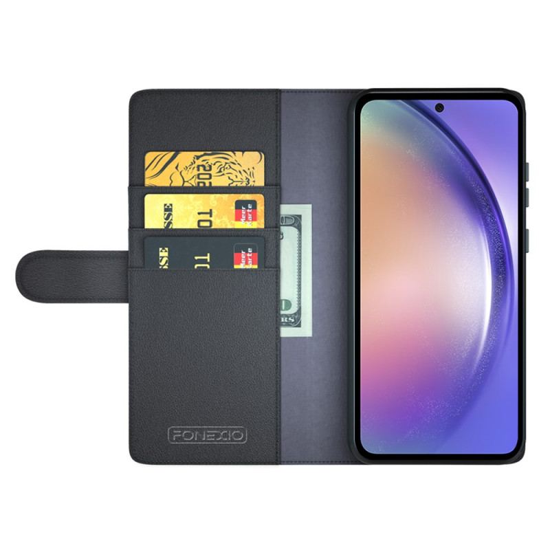 Etui Folio Samsung Galaxy A55 5g Skóra