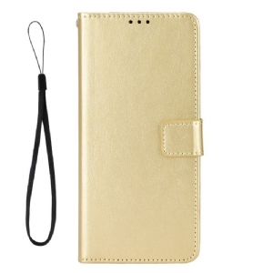 Etui Folio Samsung Galaxy A55 5g Sztuczna Skóra Z Paskiem