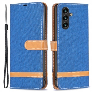 Etui Folio Samsung Galaxy A55 5g Tkanina Etui Ochronne