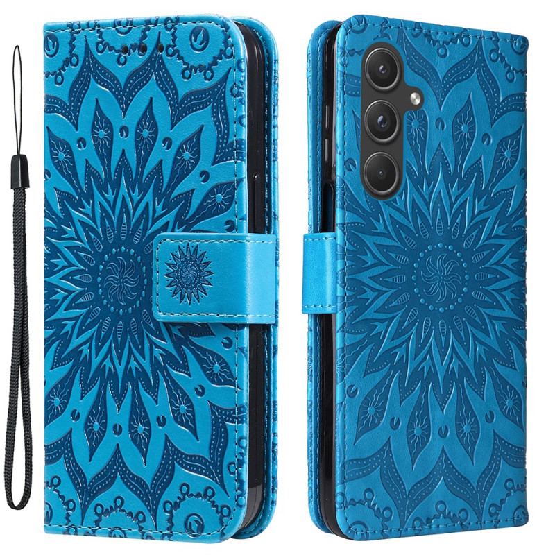 Etui Folio Samsung Galaxy A55 5g Wspaniała Mandala Z Paskiem