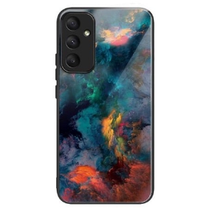 Etui Samsung Galaxy A55 5g Kolorowe Chmurki Ze Szkła Hartowanego