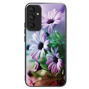 Etui Samsung Galaxy A55 5g Szkło Hartowane W Kolorze Fioletowej Chryzantemy