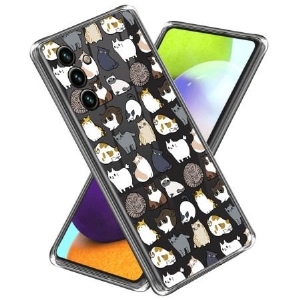 Etui Samsung Galaxy A55 5g Wiele Kotów Etui Ochronne