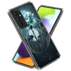 Etui Samsung Galaxy A55 5g Zielona Róża Etui Ochronne