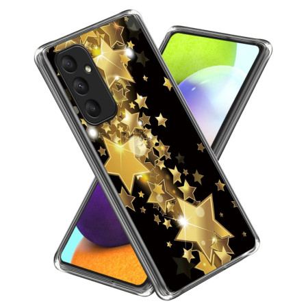 Etui Samsung Galaxy A55 5g Złote Gwiazdki