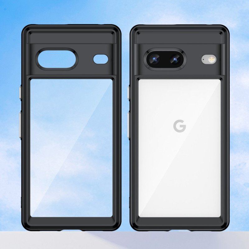 Etui do Google Pixel 7 Przezroczysta Hybryda