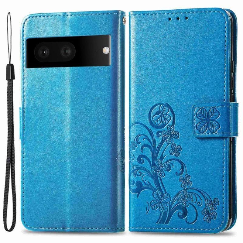 Etui Folio do Google Pixel 7 Azjatyckie Kwiaty