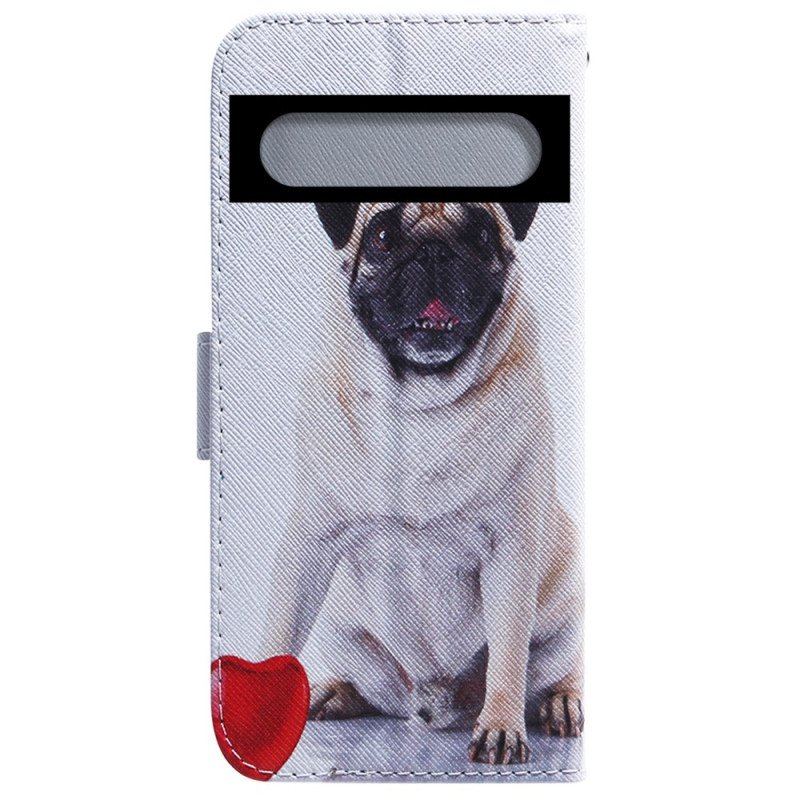 Etui Folio do Google Pixel 7 Mops Pies