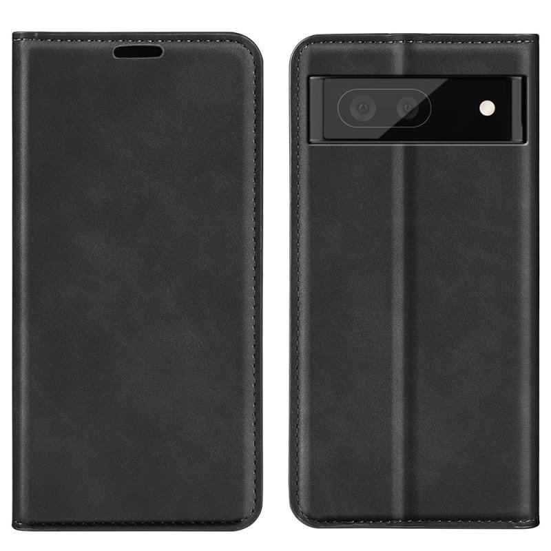 Etui Na Telefon do Google Pixel 7 Etui Folio Efekt Gładkiej Skóry