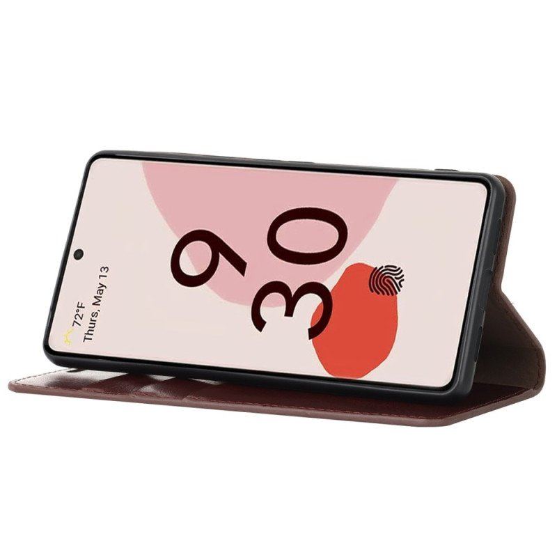 Etui Na Telefon do Google Pixel 7 Etui Folio Prawdziwa Skóra