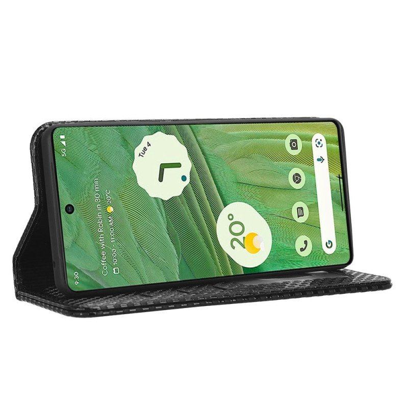 Etui Na Telefon do Google Pixel 7 Etui Folio Teksturowane