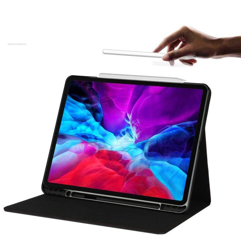 Etui do iPad Pro 12.9" (2022) Prawdziwa Skóra Litchi