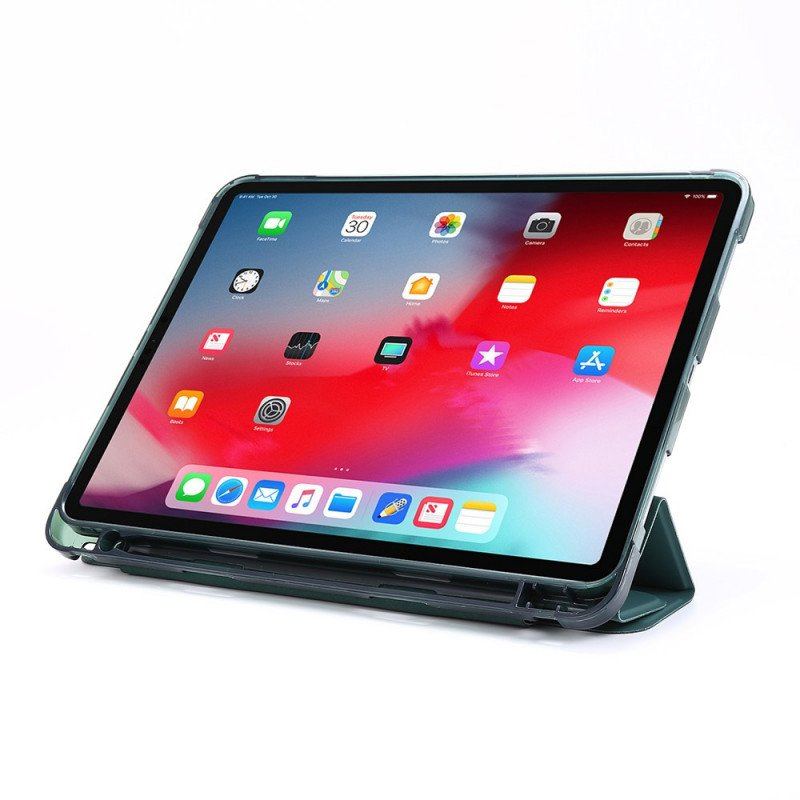 Etui Na Telefon do iPad Pro 12.9" (2022) Składana Okładka Z Efektem Skóry