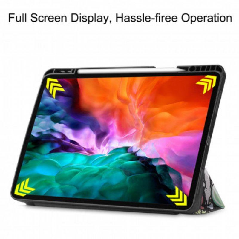 Etui Na Telefon do iPad Pro 12.9" (2022) Uchwyt Na Długopis Graffiti