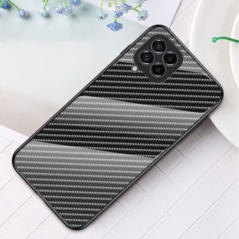 Etui do Samsung Galaxy M33 5G Anti-fall Szkło Hartowane Z Włókna Węglowego W Stylu