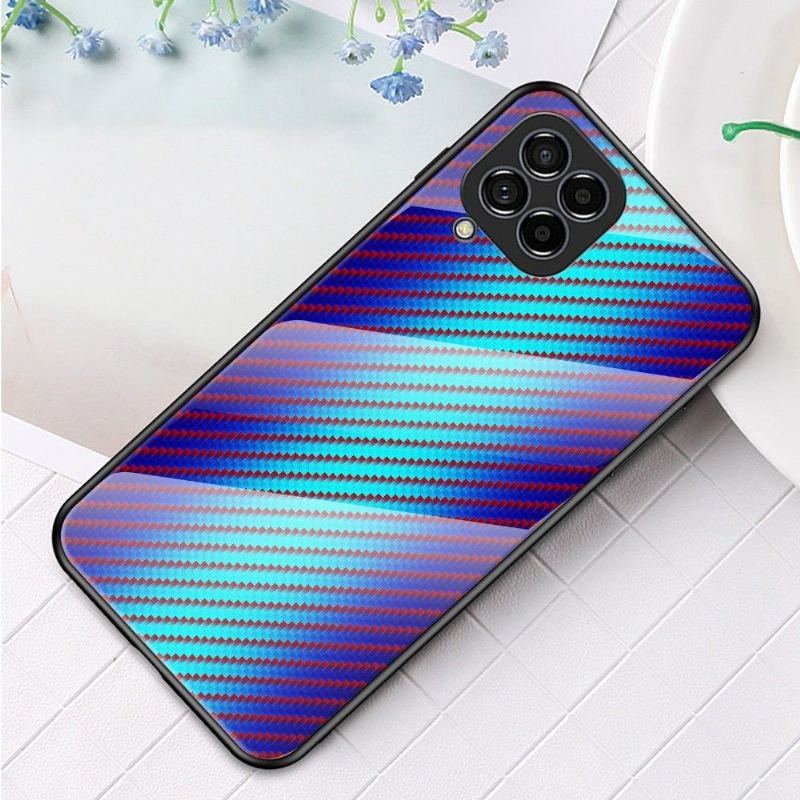 Etui do Samsung Galaxy M33 5G Anti-fall Szkło Hartowane Z Włókna Węglowego W Stylu