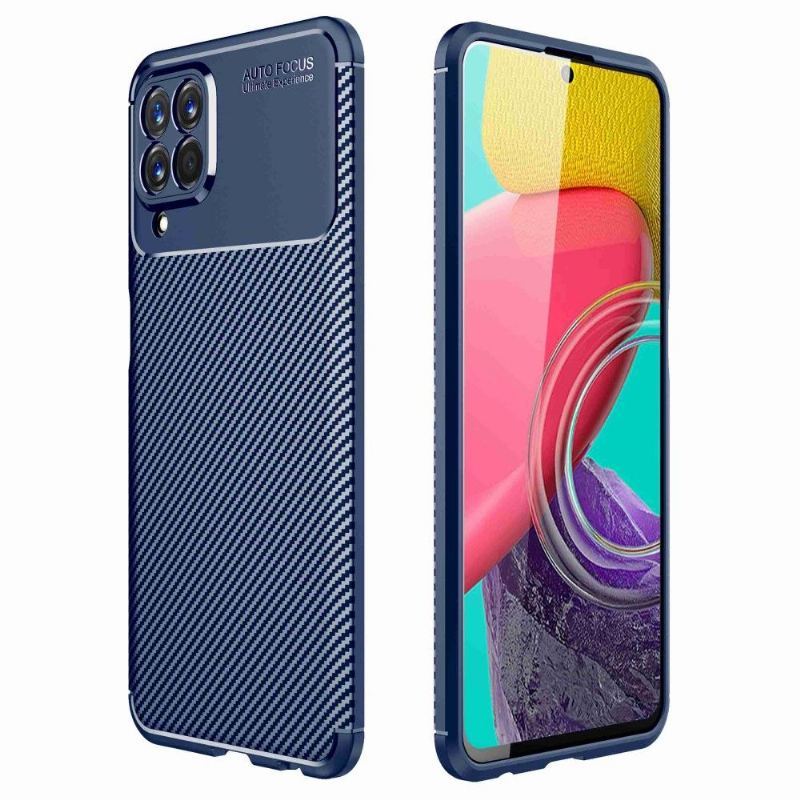 Etui do Samsung Galaxy M33 5G Biznes Styl Włókna Węglowego