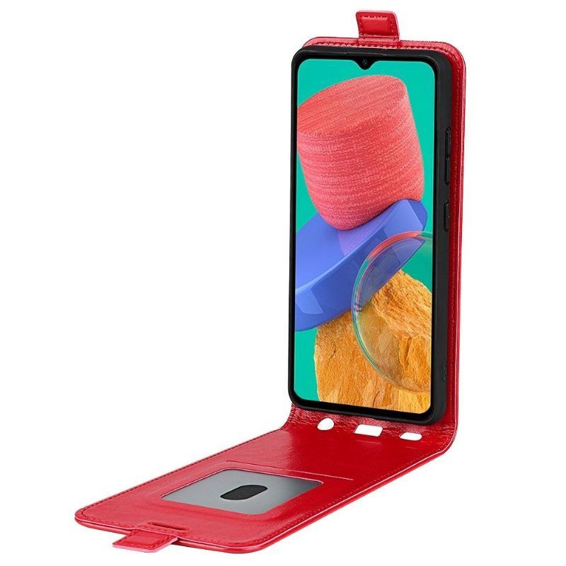 Etui Folio do Samsung Galaxy M33 5G Skórzany Futerał Ze Sztucznej Skóry W Pionie