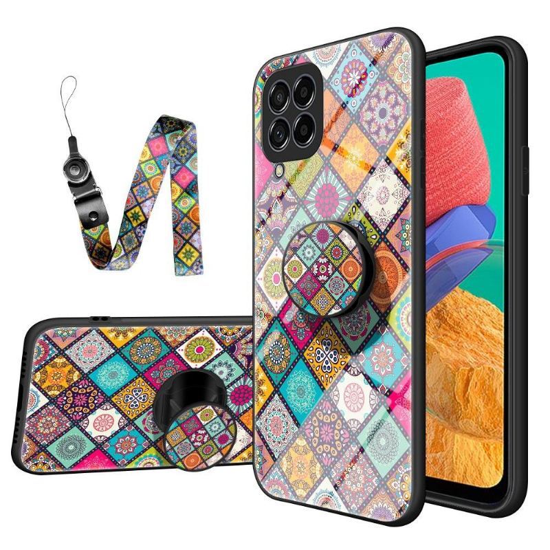 Futerały do Samsung Galaxy M33 5G Kalejdoskop Mandala Ze Stojakiem