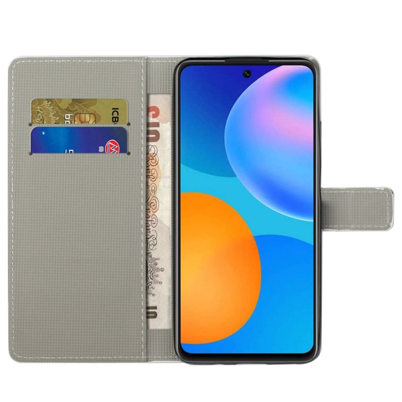 Etui Folio Do Xiaomi Redmi Note 13 5g Błyszczące Motyle