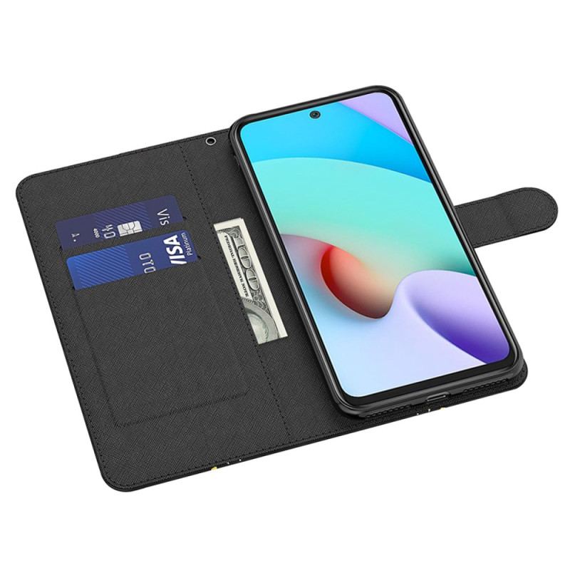 Etui Folio Do Xiaomi Redmi Note 13 5g Dolina Bauhinia W Lanière