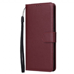 Etui Folio Do Xiaomi Redmi Note 13 5g Gładki Z Paskiem