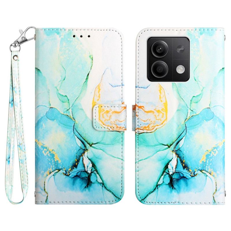 Etui Folio Do Xiaomi Redmi Note 13 5g Marmurowy Pasek