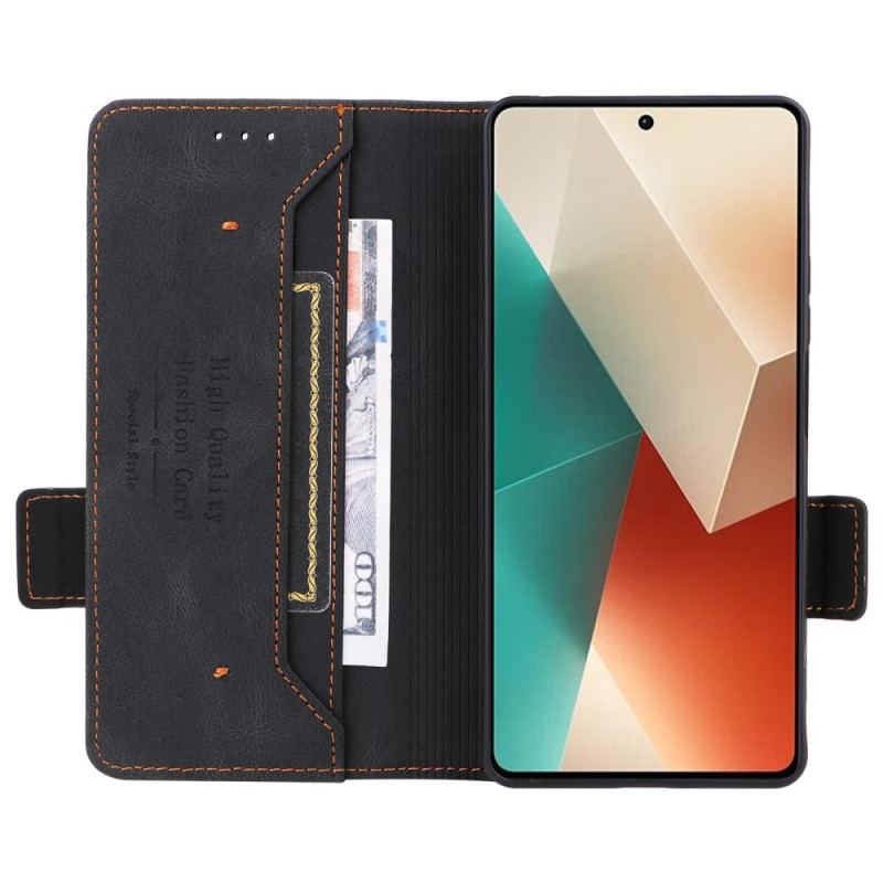 Etui Folio Do Xiaomi Redmi Note 13 5g Styl Retro