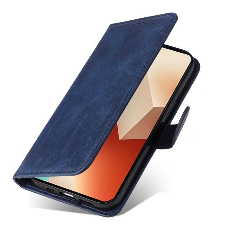 Etui Folio Do Xiaomi Redmi Note 13 5g Wysokiej Klasy Pasek