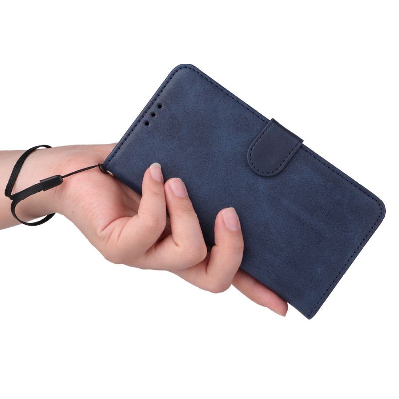 Etui Folio Do Xiaomi Redmi Note 13 5g Wysokiej Klasy Pasek