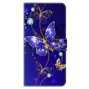 Etui Folio Xiaomi Redmi Note 13 5g Diamentowe Motyle