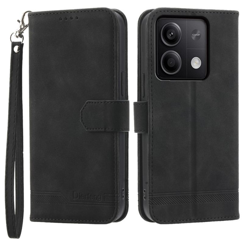 Etui Folio Xiaomi Redmi Note 13 5g Dierfeng Etui Ochronne