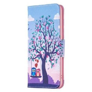 Etui Folio Xiaomi Redmi Note 13 5g Dwie Sowy Na Huśtawce