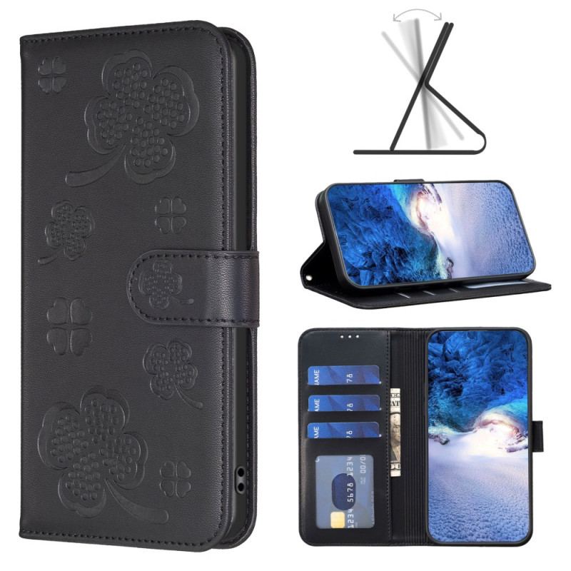 Etui Folio Xiaomi Redmi Note 13 5g Koniczyny Etui Ochronne