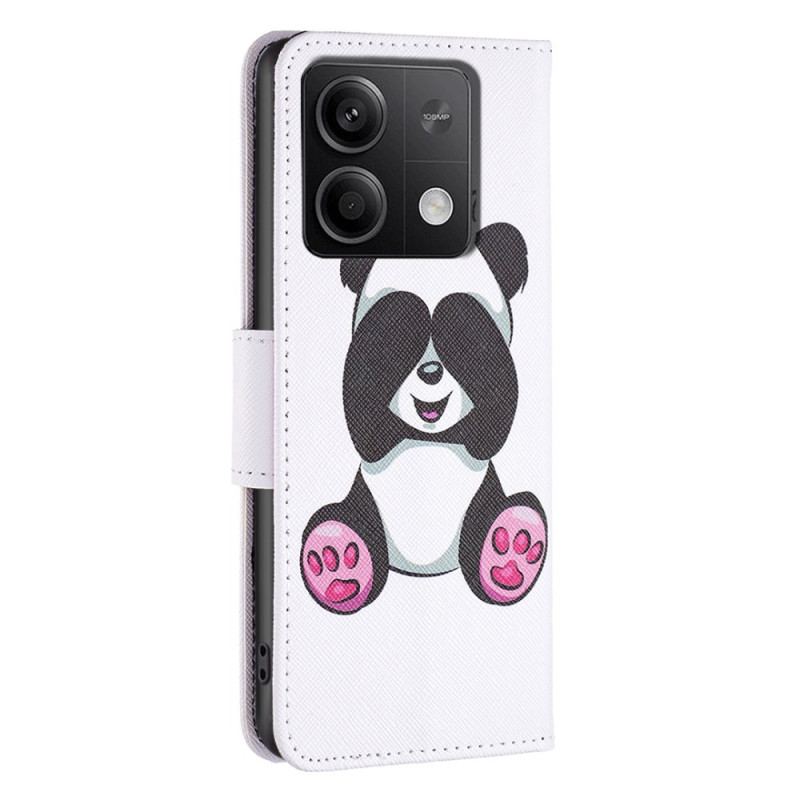 Etui Folio Xiaomi Redmi Note 13 5g Mała Panda Etui Ochronne