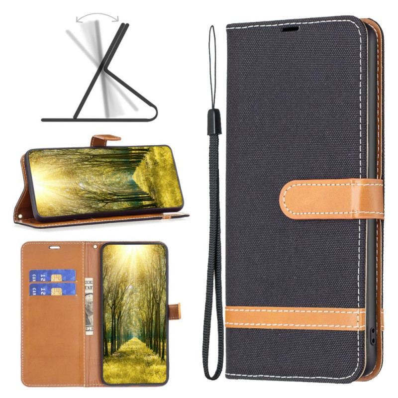 Etui Folio Xiaomi Redmi Note 13 5g Materiał Paska