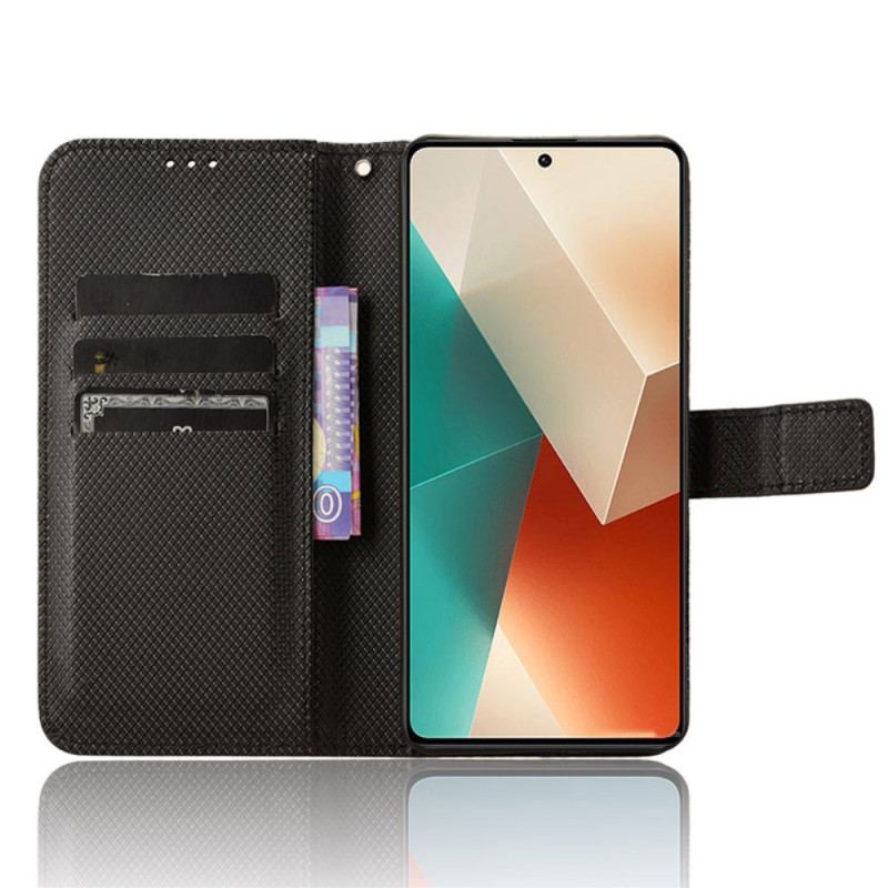 Etui Folio Xiaomi Redmi Note 13 5g Pasek W Kropki