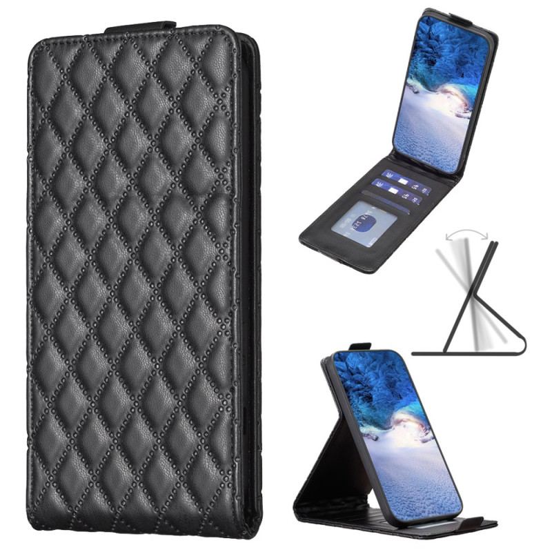 Etui Folio Xiaomi Redmi Note 13 5g Pikowana Pionowa Klapa Etui Ochronne