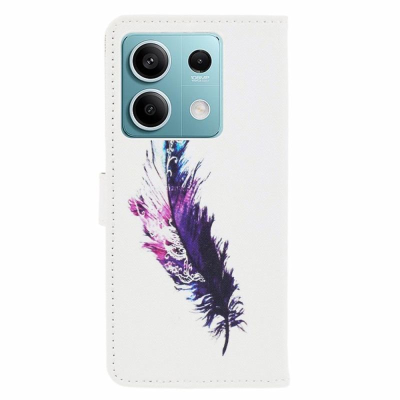 Etui Folio Xiaomi Redmi Note 13 5g Pióro Na Smycz