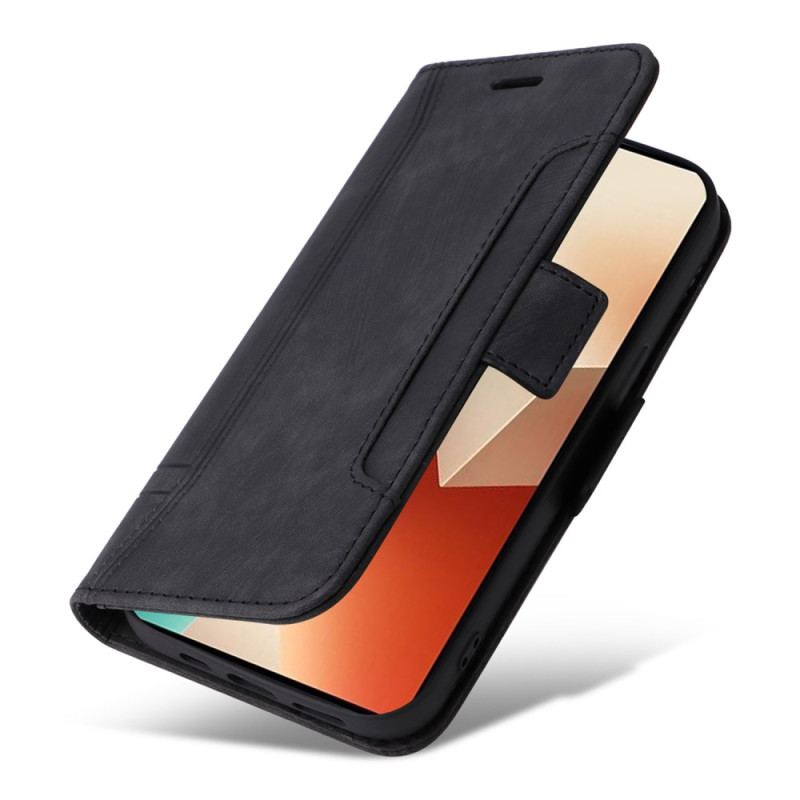 Etui Folio Xiaomi Redmi Note 13 5g Skórzany Styl Betopnice