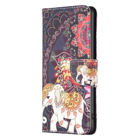 Etui Folio Xiaomi Redmi Note 13 5g Słoń Indyjski Etui Ochronne