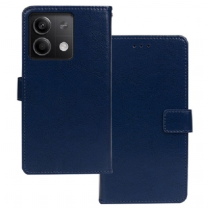 Etui Folio Xiaomi Redmi Note 13 5g Sztuczna Skóra Idewei Etui Ochronne